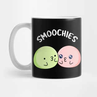 Smoochies Funny Food Kissing Mochi Pun Mug